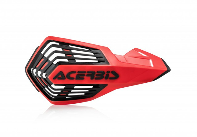 Acerbis X-Force Handguard - Red and Black for Powersports Vehicles