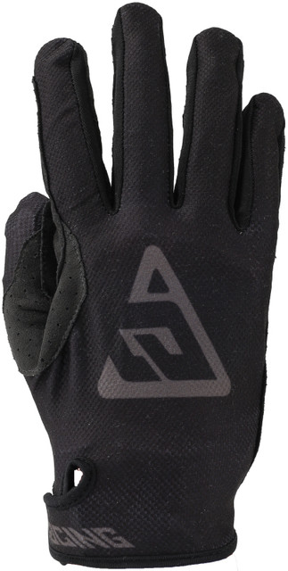 Answer Ascent Youth Gloves Black/Grey - Size XS for Powersports