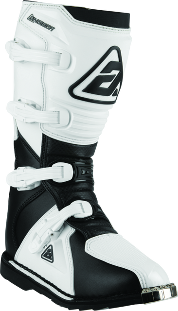 Answer AR1 Motocross Boots - Size 9, Black and White