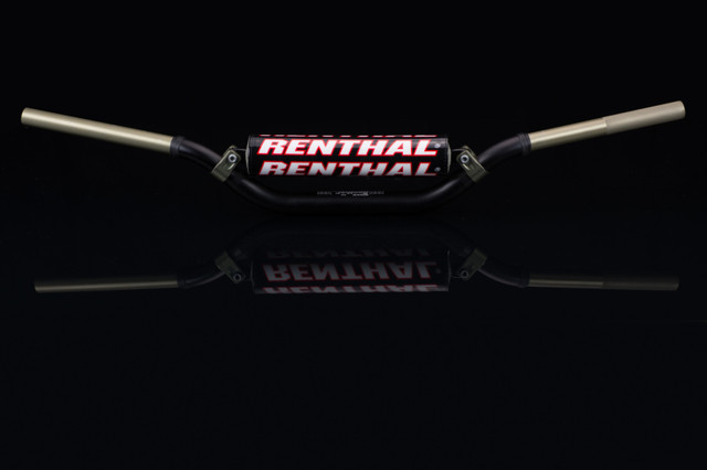 Renthal Twinwall MX Handlebar Part Number 998-01-BK-02-185 for Motocross Bikes