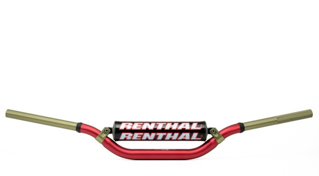 Renthal Twinwall Handlebar for Honda CRF and Kawasaki KX Models - Red