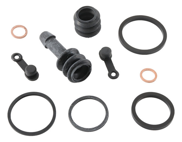 All Balls Racing Rear Caliper Rebuild Kit for Kawasaki ZX1000 Ninja ZX10 (Years 1988-1990)