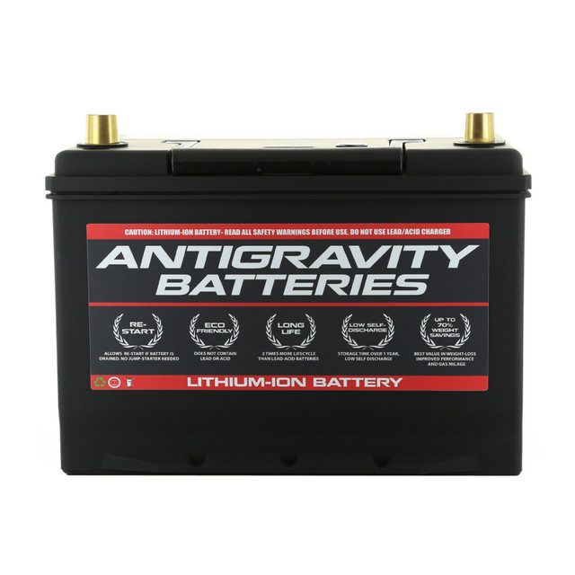 Antigravity Batteries Group 27 Lithium Car Battery with Re-Start Technology
