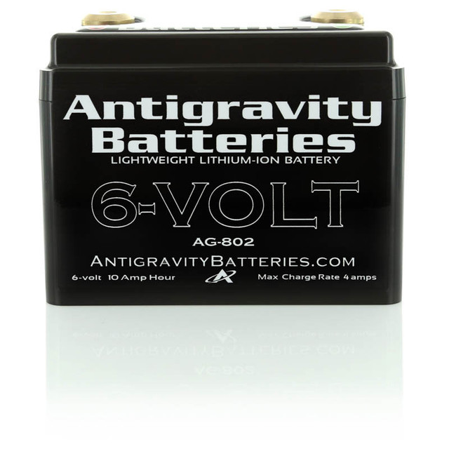 Antigravity Batteries AG-802 6-volt 8-cell ultra-lightweight lithium-ion vintage motorcycle battery