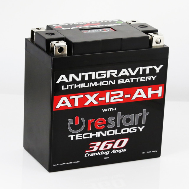 Antigravity Batteries YTX12B-BS Lithium RE-START Battery with Built-in Jump Starting