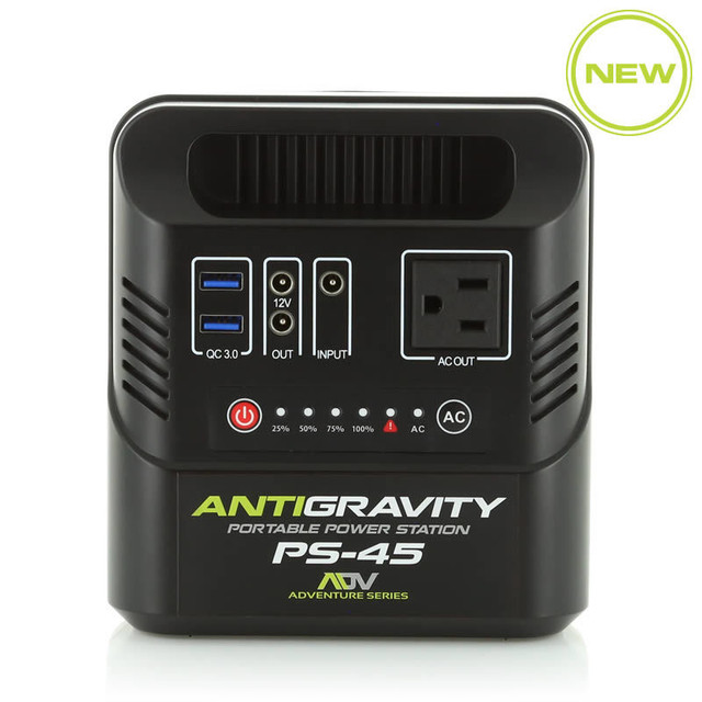 Antigravity Batteries PS-45 Portable Power Station – Compact Solar-Rechargeable Lithium-Ion Power Bank with Multiple Outputs