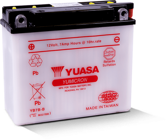 Yuasa YUAM227BB Yumicron 12-Volt Powersports Battery with Enhanced Cranking Power