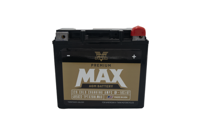 Twin Power GYZ-20HL Premium MAX Factory-Activated AGM Battery for Harley-Davidson 2001-2002 Models