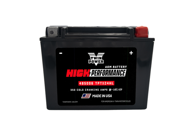 Twin Power YTX-24HL High-Performance AGM Battery for Harley Davidson – Replaces H-D 66010-82A