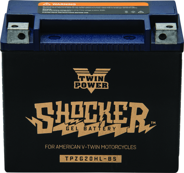 Twin Power YTX-20HL Shocker Gel Battery for Harley Davidson – Long-Lasting, Heavy-Duty Power