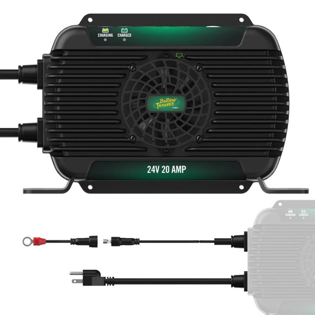 Battery Tender 24V 20A PowerPlus On-Board Battery Charger - Model 022-2012-DL-WH