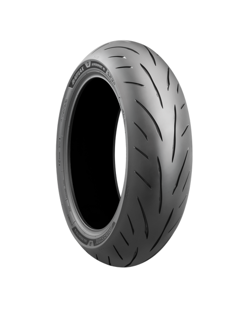 Bridgestone Battlax Hypersport S23 Rear Motorcycle Tire 190/55ZR17 75W radial tubeless tire 15928 showing Pulse Groove tread pattern