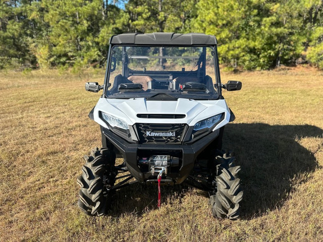 Seizmik 50-55316KIT Vented Windshield for Kawasaki Ridge Ranch – Toolless Mounting, UV Resistant Polycarbonate