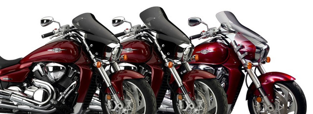 National Cycle VStream Windshield for Suzuki M109R/Boulevard/M1800R2 – Dark Tint, Part N28201