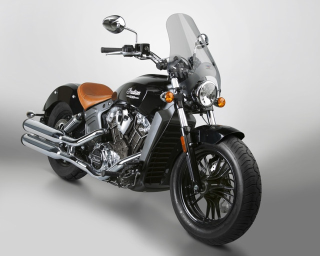 National Cycle Street Shield with Handlebar Mounting - 17 Inch Clear Polycarbonate Screen, Part N25013