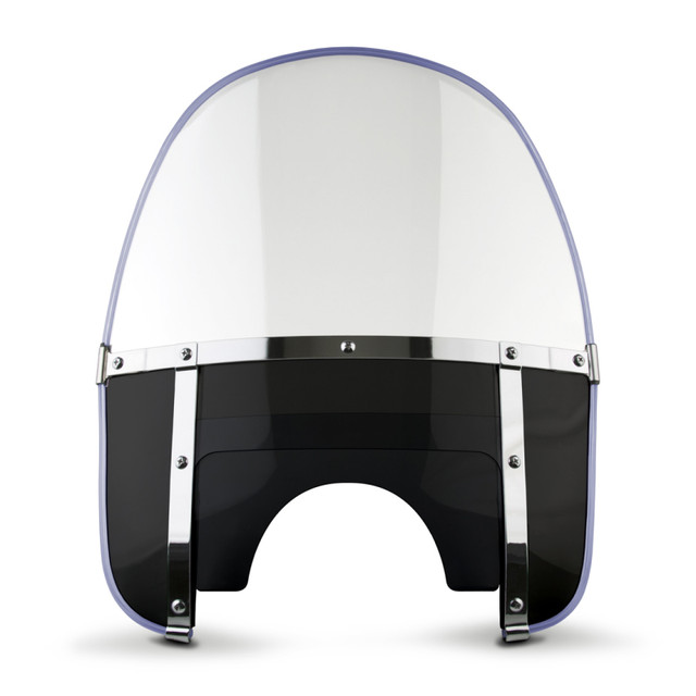 National Cycle Heavy Duty Beaded Round Top Windshield in Black – Part N2233