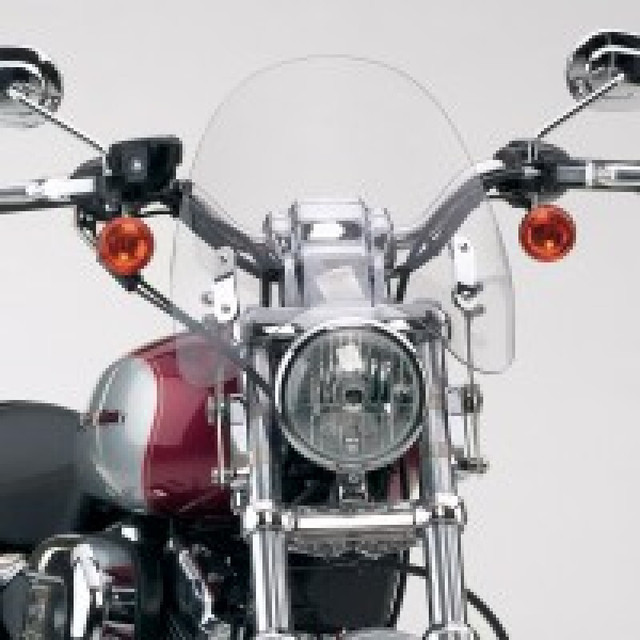 National Cycle Switchblade Windshield Deflector for Harley-Davidson XL, FX Narrow 39 mm – Clear