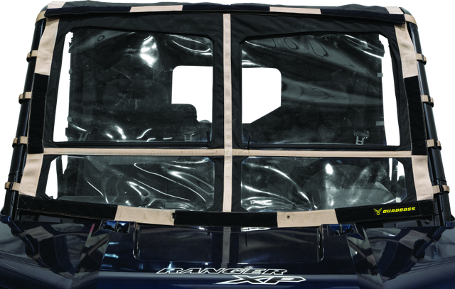 QuadBoss Soft Windshield for 2015-2019 Polaris Ranger 1000 Diesel and XP Models