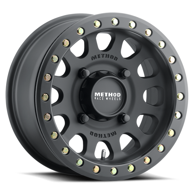 Method MR401 UTV Beadlock Wheel - 15x7 Inches, +38mm Offset, 6 x 139.7mm Bolt Pattern, Matte Black Finish