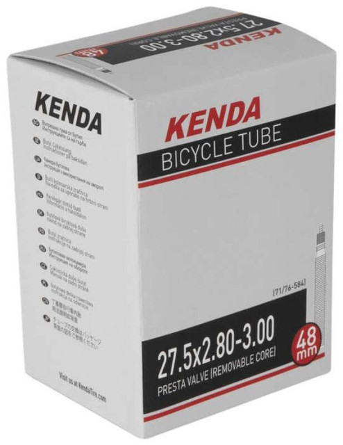 Kenda 27.5x2.8-3.0 RV48 Inner Tube Part 12275018 for Motorcycle and ATV Tires