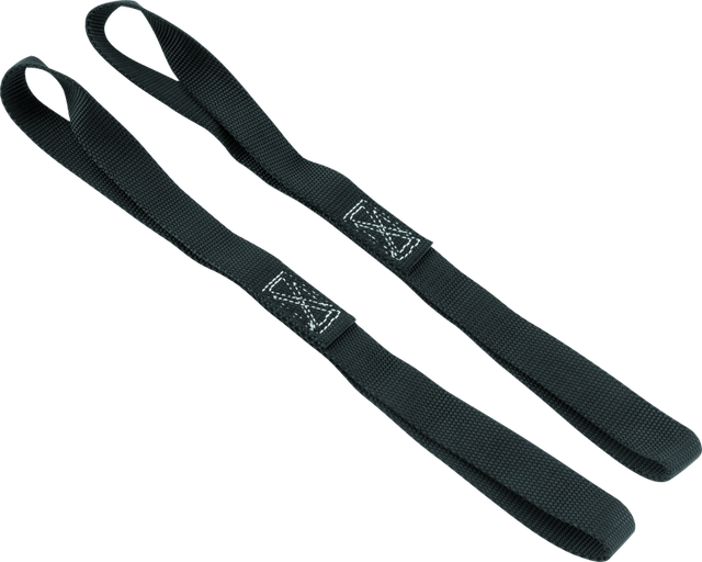 BikeMaster Tiedown Extension 18in - Black for Secure Cargo Straps