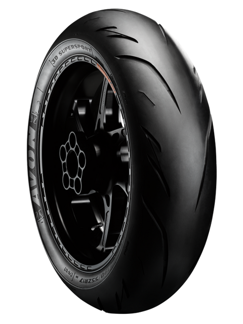 Avon Tyre 3D Supersport Rear Tire - 200/55ZR17 78W TL for Powersports Vehicles