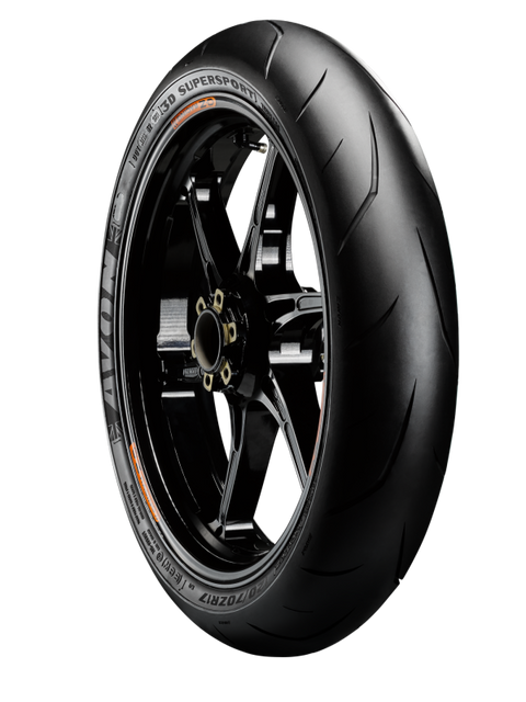 Avon Tyre 3D Supersport Front Tire - 120/70ZR17 58W TL for Powersports Vehicles