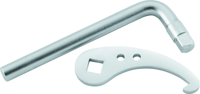 BikeMaster Shock Spanner Wrench Kit Part Number 151697 for Powersports Shock Collars