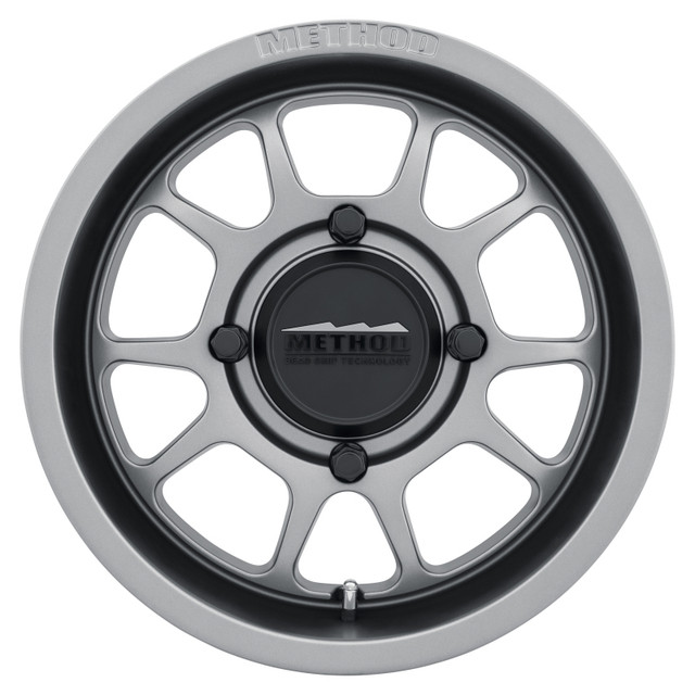 Method Wheels MR409 Bead Grip 15x7 PowerSports Wheel with 5+2 Offset in Steel Grey