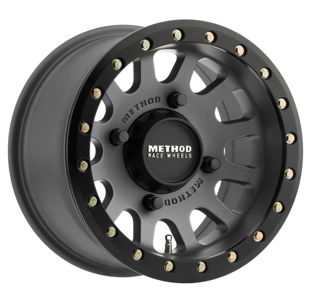 Method Wheels MR401 UTV Beadlock Wheel - 15x7 Inches, Matte Black Finish