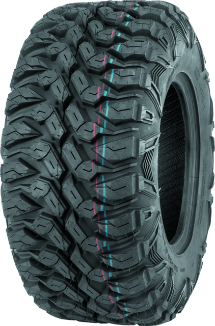 QuadBoss QBT846 radial utility tire 25x10R12 8-ply rear ATV UTV quad side-by-side tire part 609493 Mad Lads Moto