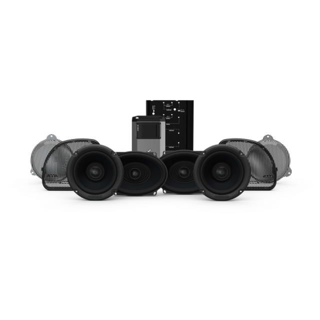 Rockford Fosgate HD14CVO-STG2 Stage 2 Audio Kit for Harley-Davidson Road Glide and Street Glide CVO Models