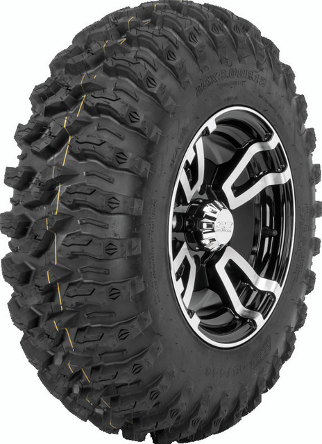 QuadBoss QBT446 26x11R12 Radial Utility Tire with 8-Ply Construction