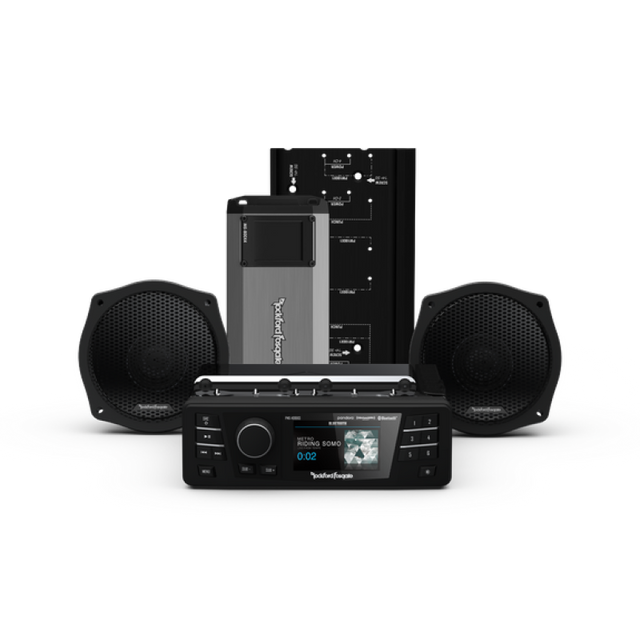 Rockford Fosgate 1998-2013 Harley-Davidson Street Glide PMX Stage 2 Audio Kit