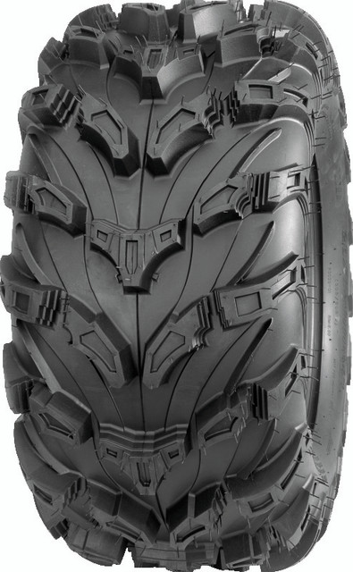 QuadBoss QBT672 26x12R12 Radial Mud Tire with 8-Ply Puncture-Resistant Construction
