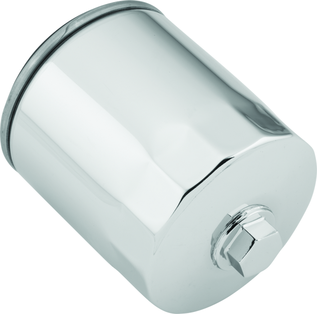 TwinPower Twin Cam and M8 Chrome Magnetic Oil Filter with Easy-Off Nut for Harley Davidson Models - Part 603611