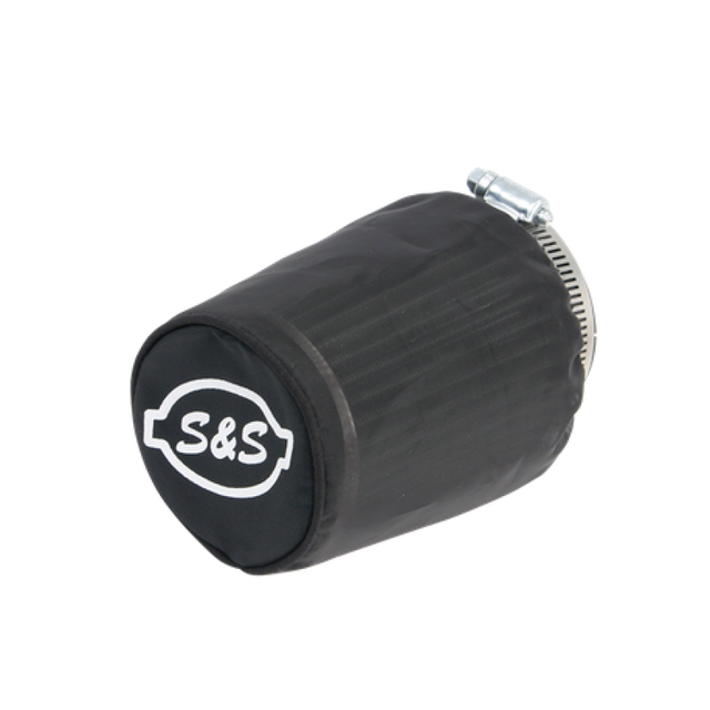 S&S Cycle Black Nylon Air Filter Cover for Tapered S&S Tuned Induction Filters (Part #106-0247)