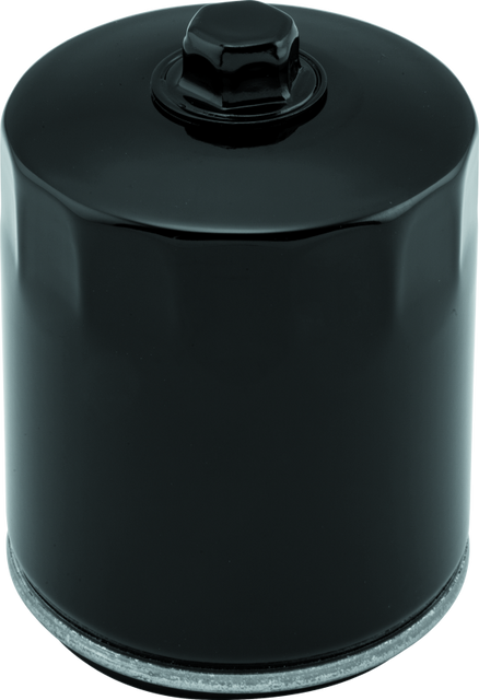 Twin Power Twin Cam and M8 Black Oil Filter with Nut - Replaces Harley-Davidson H-D 63798-99
