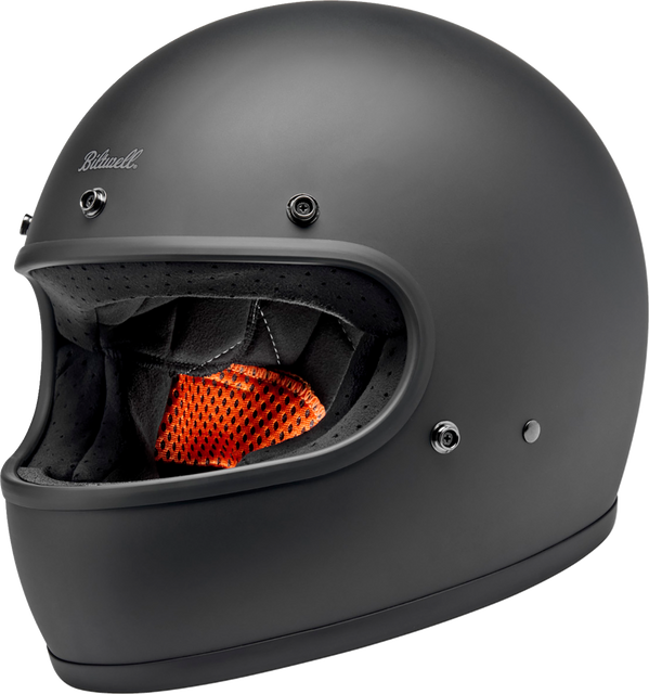 BILT WELL Gringo Helmet Flat Black XL - Lightweight Impact-Resistant Motorcycle Helmet with Comfort Features