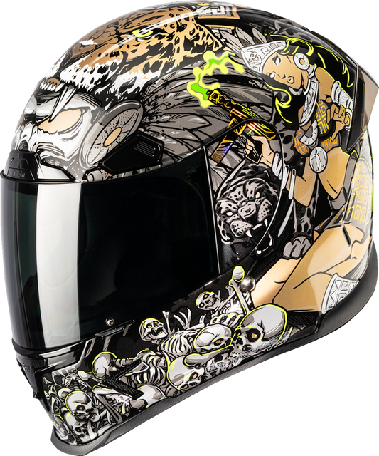 ICON Airframe Pro™ Helmet - Aztec Nine Gold - 2XL by ICON, Part Number 0101-19171