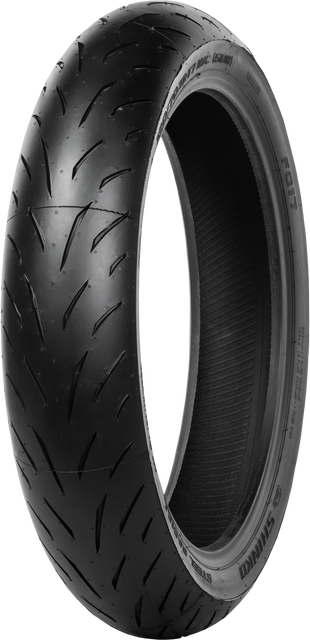 SHINKO Tire 017 Peak Front 120/70ZR18 59W Radial TL for Enhanced Handling and Grip