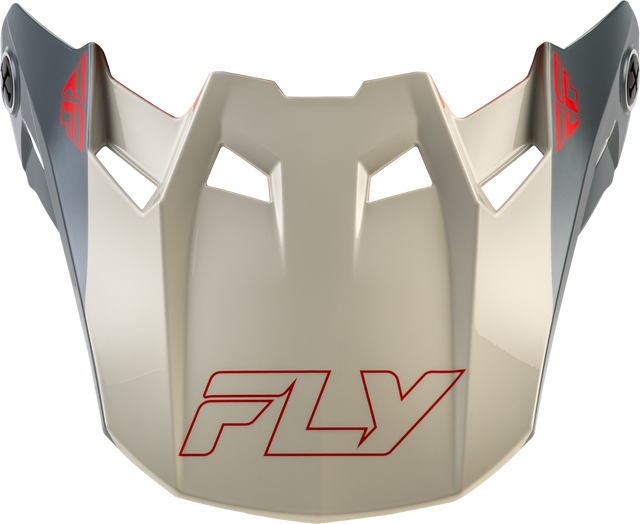 FLY RACING Formula CC Glide Visor Black/Red/Grey Medium/Large (Part #73-4353VM)