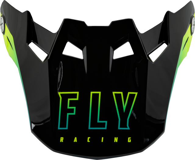 Fly Racing Formula CCN Visor Black/Blue/Hi Vis XL/2X - Part Number 73-47130L