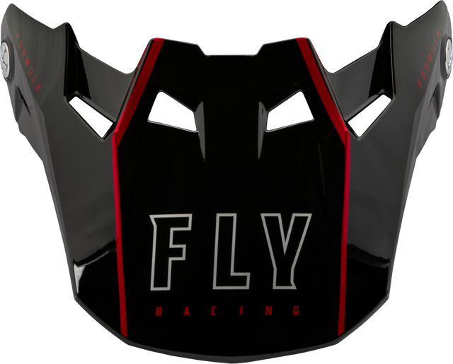 Fly Racing Formula Carbon Tracer Visor Red/Black XL/2X – Durable Motorcycle Helmet Accessory