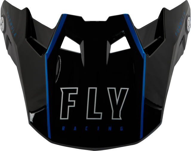 Fly Racing Formula Carbon Tracer Visor Blue/Black Medium/Large for Motorcycle Helmets