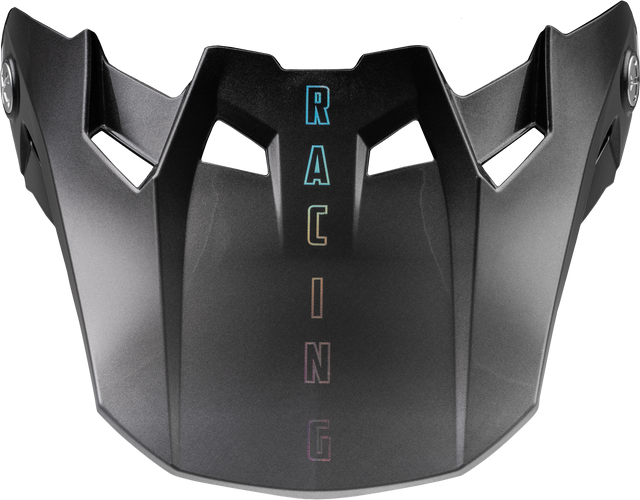 Fly Racing Formula CC Driver Helmet Visor Black, Charcoal & White XL/2X – Part 73-47112L