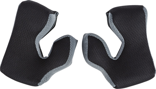 Fly Racing Formula Cheek Pad Black and Cool Grey for Ym 55mm - Comfortable Motorcycle Helmet Accessory