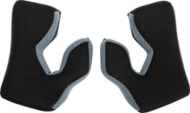 Fly Racing Formula Cheek Pad Black and Cool Grey, Medium 45mm - Comfortable Motorcycle Helmet Padding