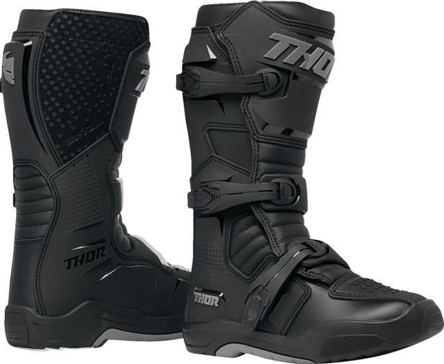 THOR Women's Blitz XR Boots - Black/Gray US 5, Model 3410-3142