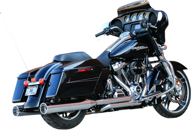 S&S CYCLE El Dorado Dual Exhaust System with Chrome Finish - Part 550-0851A